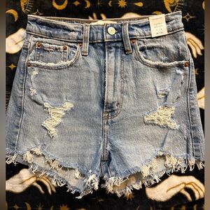 Abercrombie & Fitch high rise mom shorts